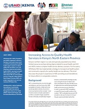 Increasing Access to Quality Health Services in Kenya's North Eastern Province